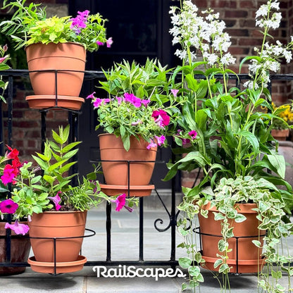 RailScapes Black Floating Plant Hanger