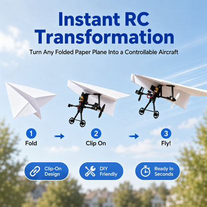 Smart RC Paper Airplane Conversion Kit (Turbo-Prop Edition)