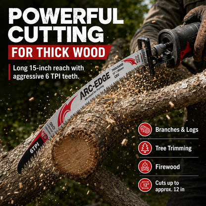 15-Inch Curved Pruning Saw Blades