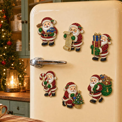Hot Sale🎄✨ DIY Christmas Pearl & Diamond Painting Fridge Magnet Kit – Festive Holiday Craft Fun