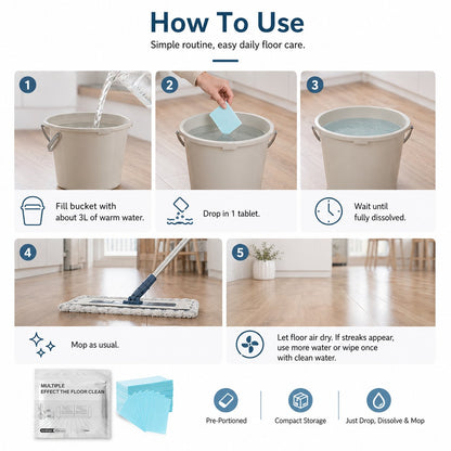 100-Piece Multi-Surface Floor Cleaning Tablets