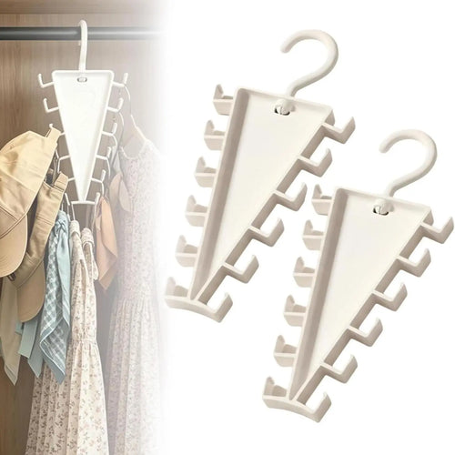 12-Hook Rotating Closet Organizer Hanger