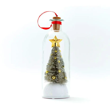 🎄 Mr. Christmas 8" Recordable Christmas Tree Message In A Bottle