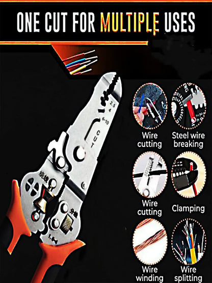 (💥99% of customers chose to buy 3)2026 New Multifunctional Wire Stripper Crimper Cable Cutter Pliers