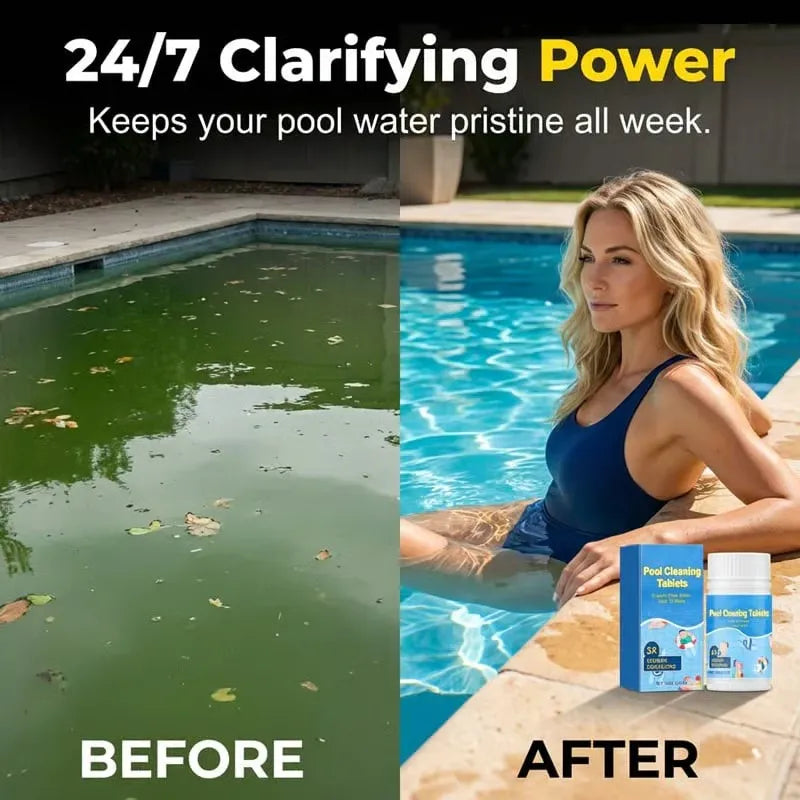 The Next-Gen Pool Purifier is here ✨ 2X Stronger Algae Control, Gentle & Safe for Kids! 👨‍👩‍👧‍👦