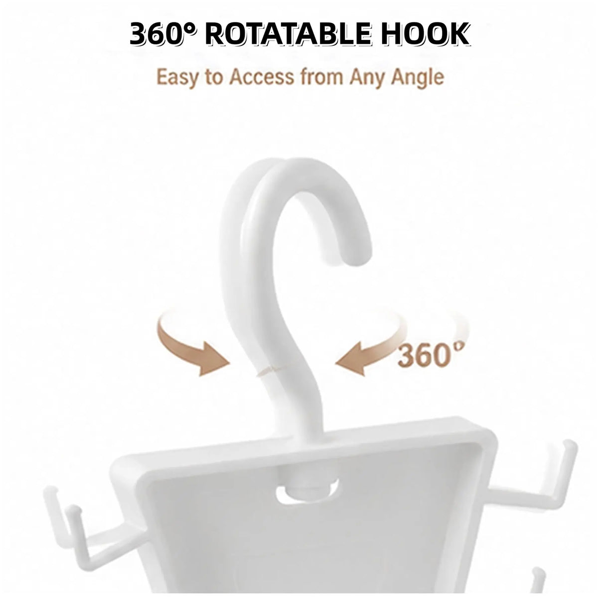 12-Hook Rotating Closet Organizer Hanger