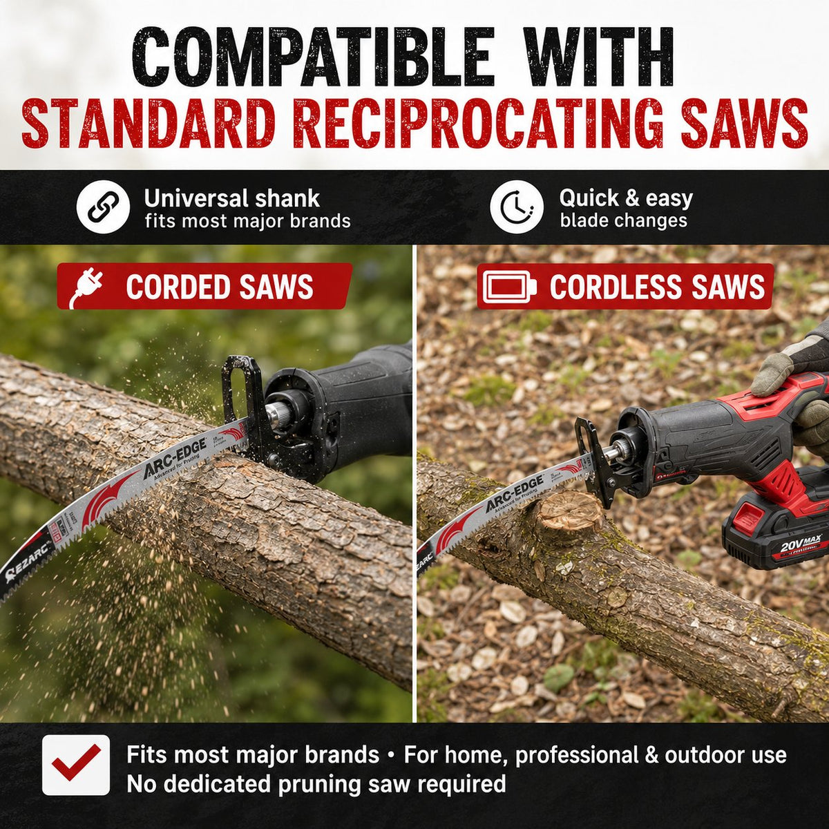 15-Inch Curved Pruning Saw Blades