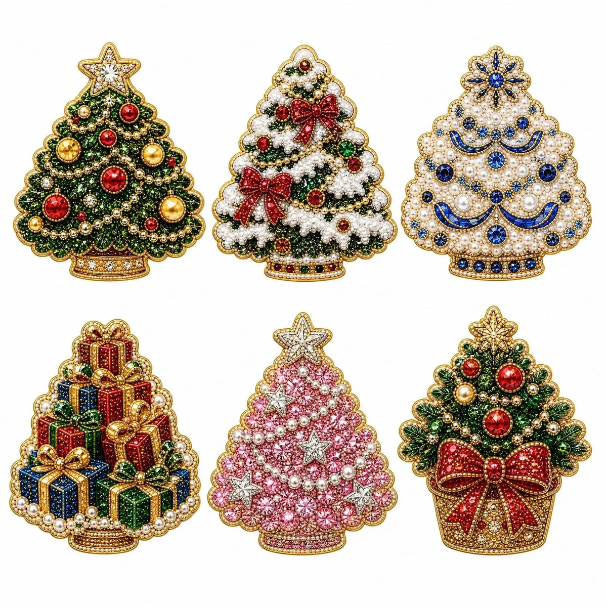 Hot Sale🎄✨ DIY Christmas Pearl & Diamond Painting Fridge Magnet Kit – Festive Holiday Craft Fun