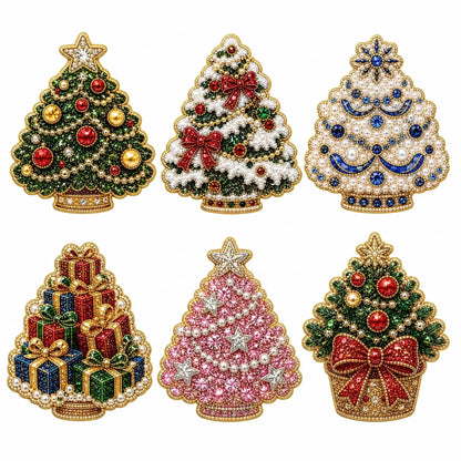 Hot Sale🎄✨ DIY Christmas Pearl & Diamond Painting Fridge Magnet Kit – Festive Holiday Craft Fun