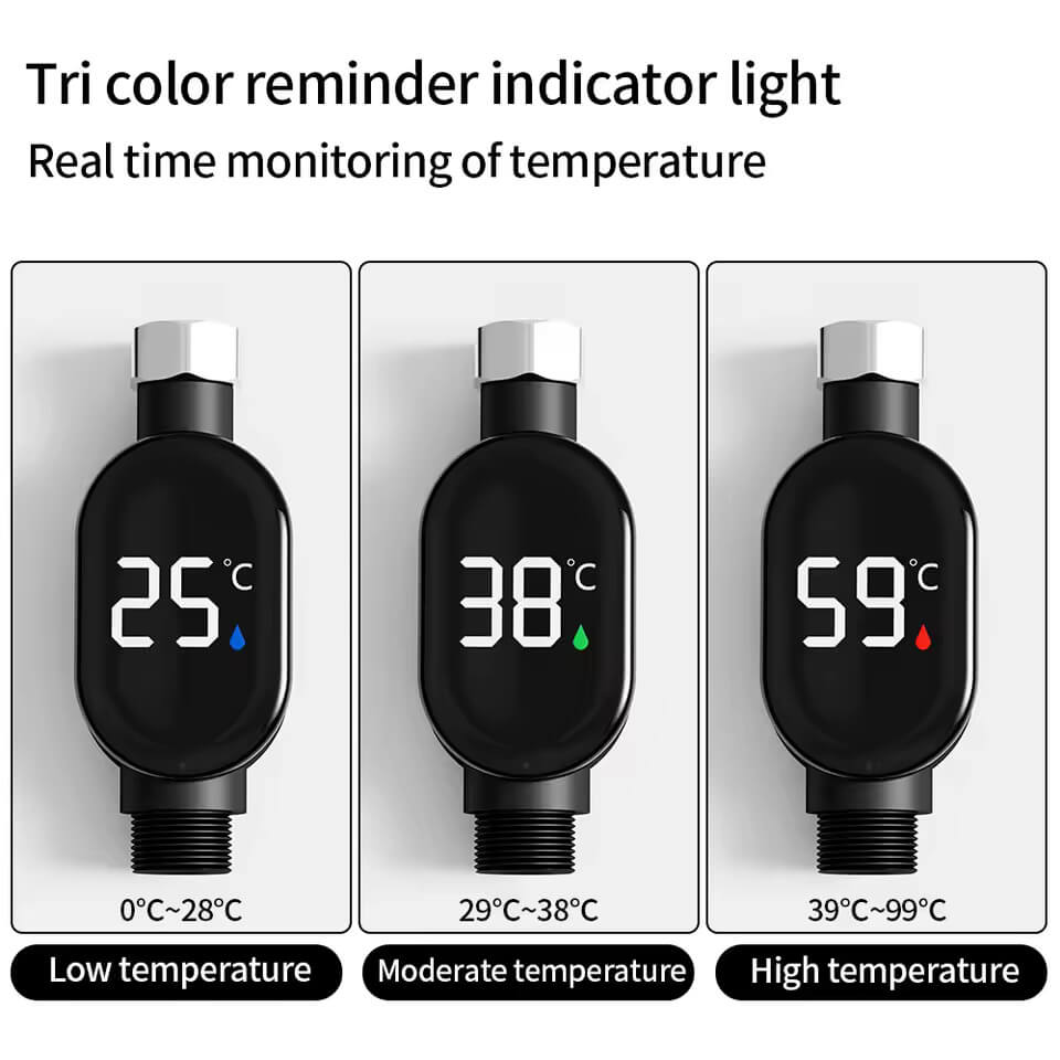 💯🔥2026 New Arrival - 49% OFF🔥Shower thermometer waterproof intelligent temperature digital
