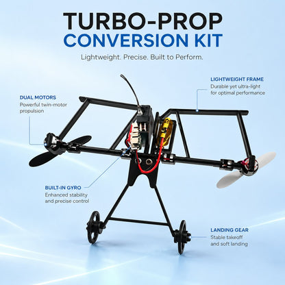 Smart RC Paper Airplane Conversion Kit (Turbo-Prop Edition)