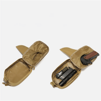 Multifunctional Concealed Carry Hip Bag with Rapid-Access Holster