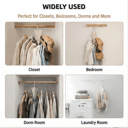 12-Hook Rotating Closet Organizer Hanger
