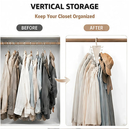 12-Hook Rotating Closet Organizer Hanger