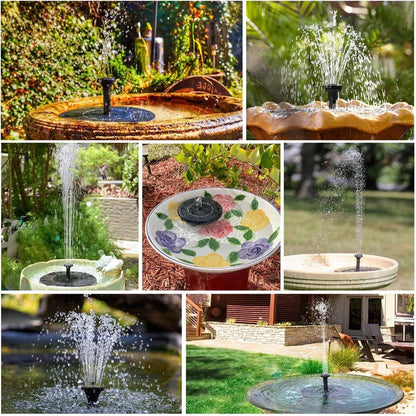 K🥳2026 HOT SALE🥳💞50% OFF!✨ 💝Compact Solar Bird Fountain Pump – Keep Your Garden Alive! 🐦️